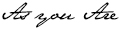 Logo de la startup As You Are
