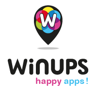 Logo de la startup Winups, verrouille ton portable et gagne des offres exclusives !