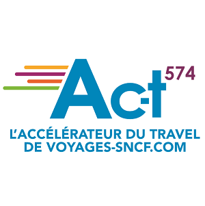 Logo de la startup #ACT574, l'accélérateur de OUI sncf