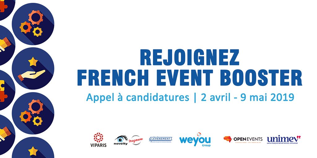 Logo de la startup Incubateur des startups de l'événementiel: French Event Booster