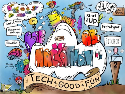 Logo de la startup Hackathon IIM Tech 4 Fun 4 Good