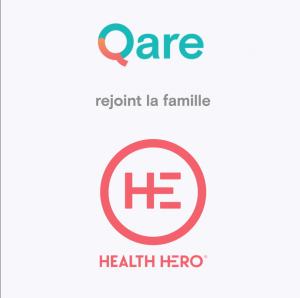 Logo de la startup QARE est racheté par HealthHero