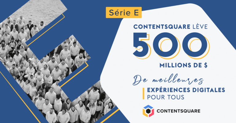 Logo de la startup Contentsquare lève 500 millions de dollars