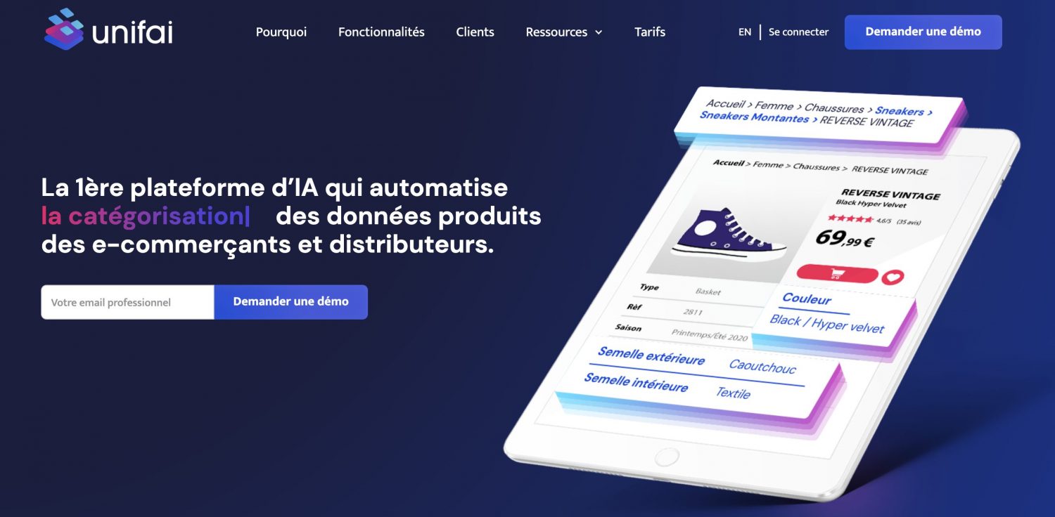 Unifai élue start-up e-commerce 2021
