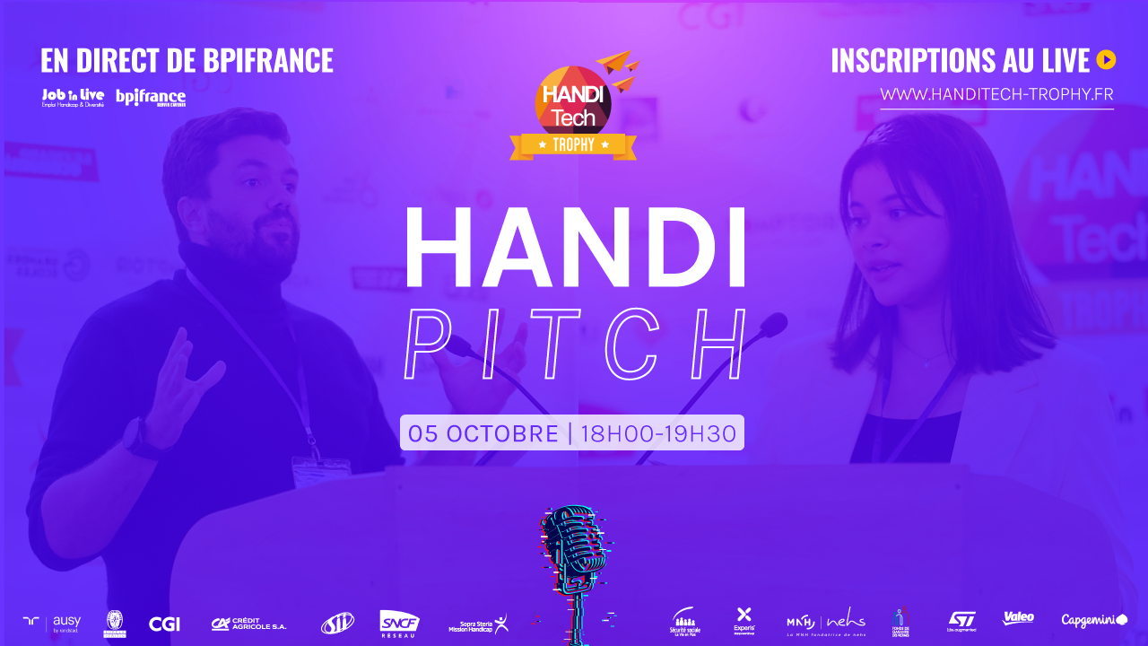 Logo de la startup Suivez le Handipitch en live !