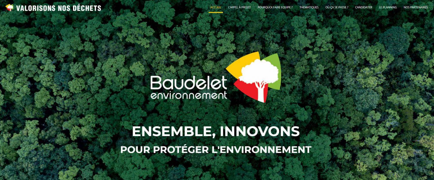 Illustration de la news Groupe Baudelet Environnement lance son 2ème appel à projets Valorisonsnosdechets.com