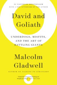 Affiche du livre David and Goliath: Underdogs, Misfits, and the Art of Battling Giants
