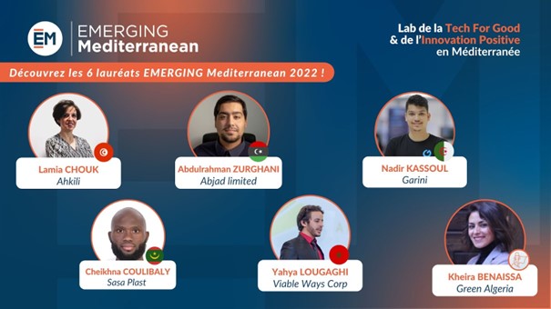 EMERGING Mediterranean : Les 6 startups lauréates de sa 3ème édition