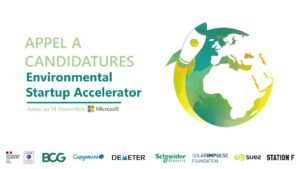 Illustration de la news Microsoft France lance l'appel à startup pour la 2ème promo de son Environmental Startup Accelerator
