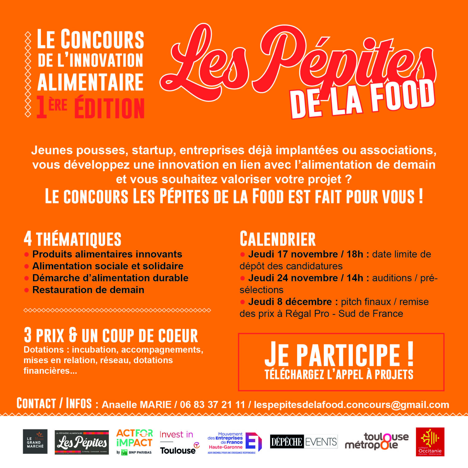 Logo de la startup Les Pépites de la food