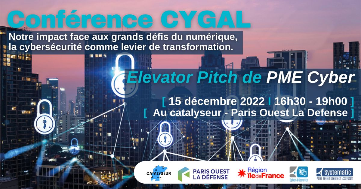 Logo de la startup Sartups de la cybersecurité, venez pitchez des investisseurs le 15 Décembre