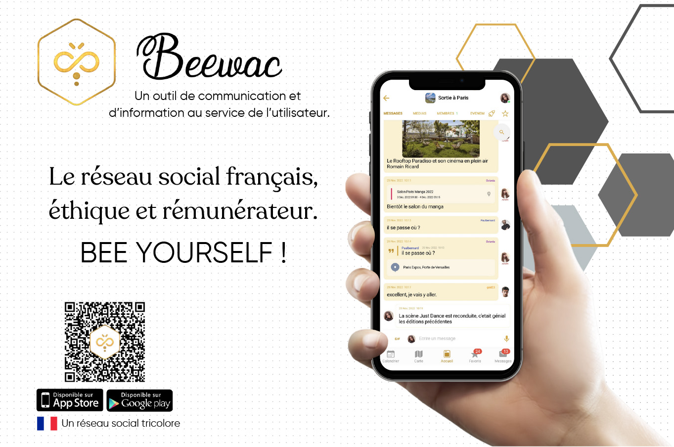 Le réseau social Beewac lance son offre rémunérée