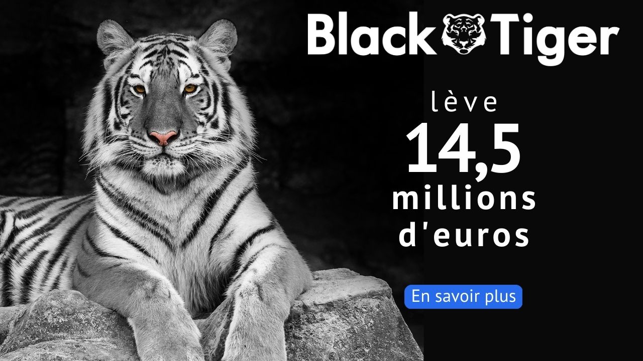 Logo de la startup BLACK TIGER annonce une levée de 14,5 millions d’euros