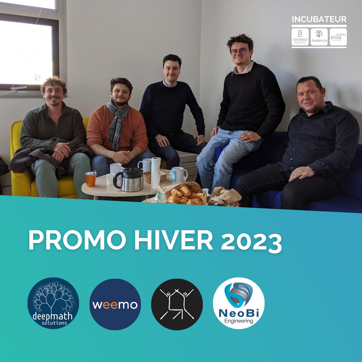 Incubateur Centrale-Audencia-Ensa présente ses 4 nouvelles startups