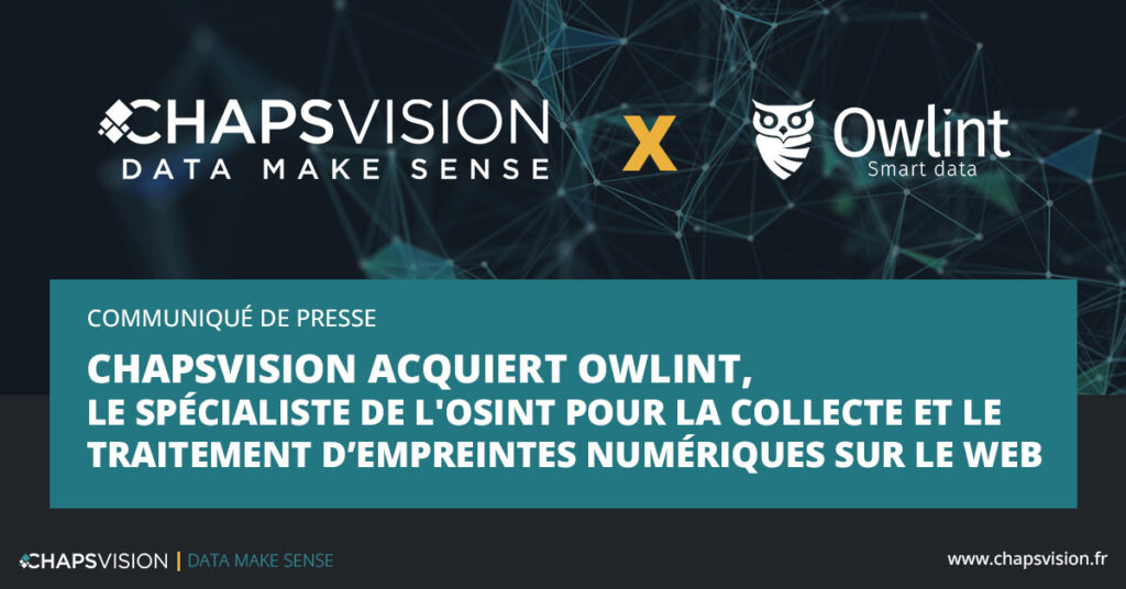 Illustration de la news ChapsVision annonce l'acquisition de la startup Owlint