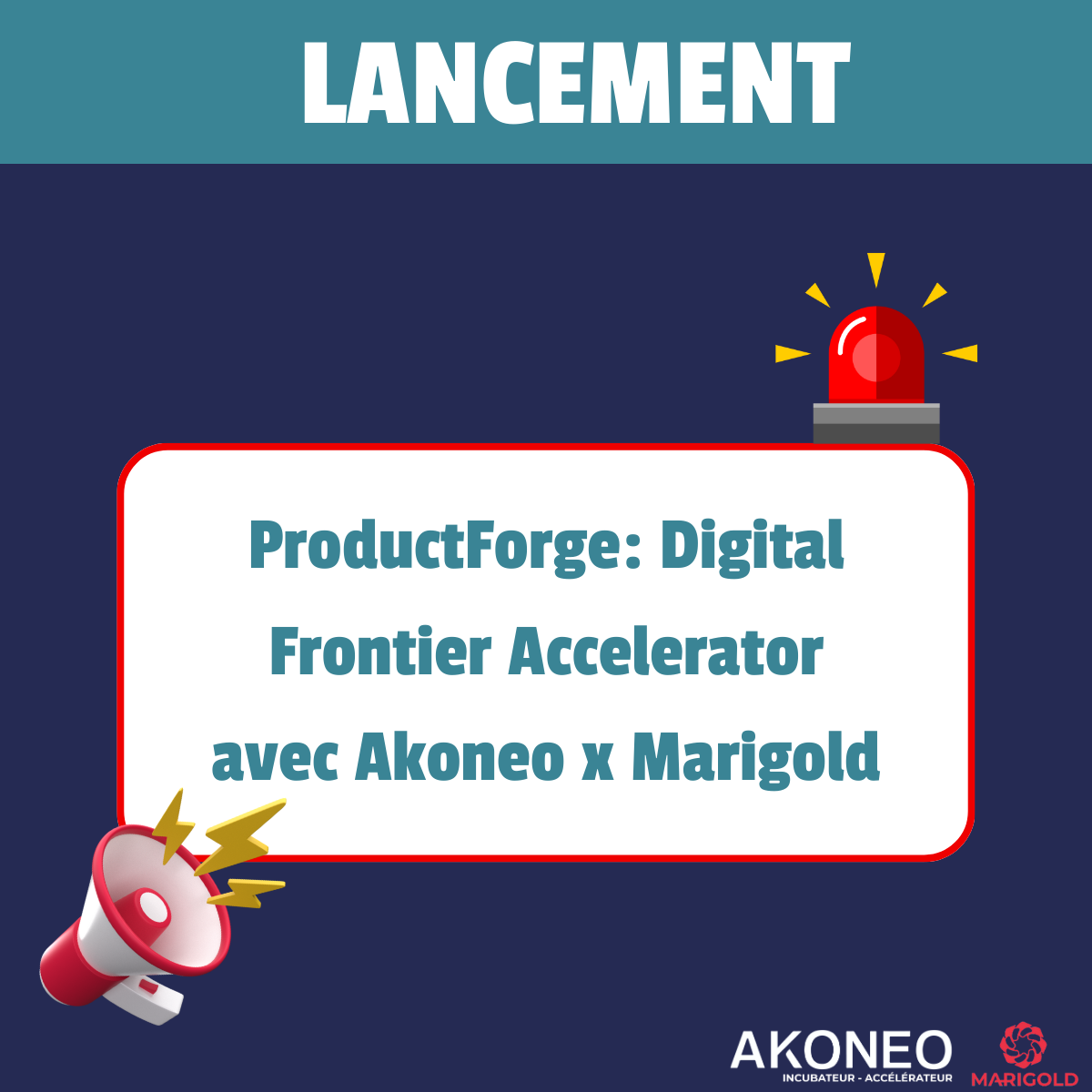 Logo de la startup Akoneo X Marigold