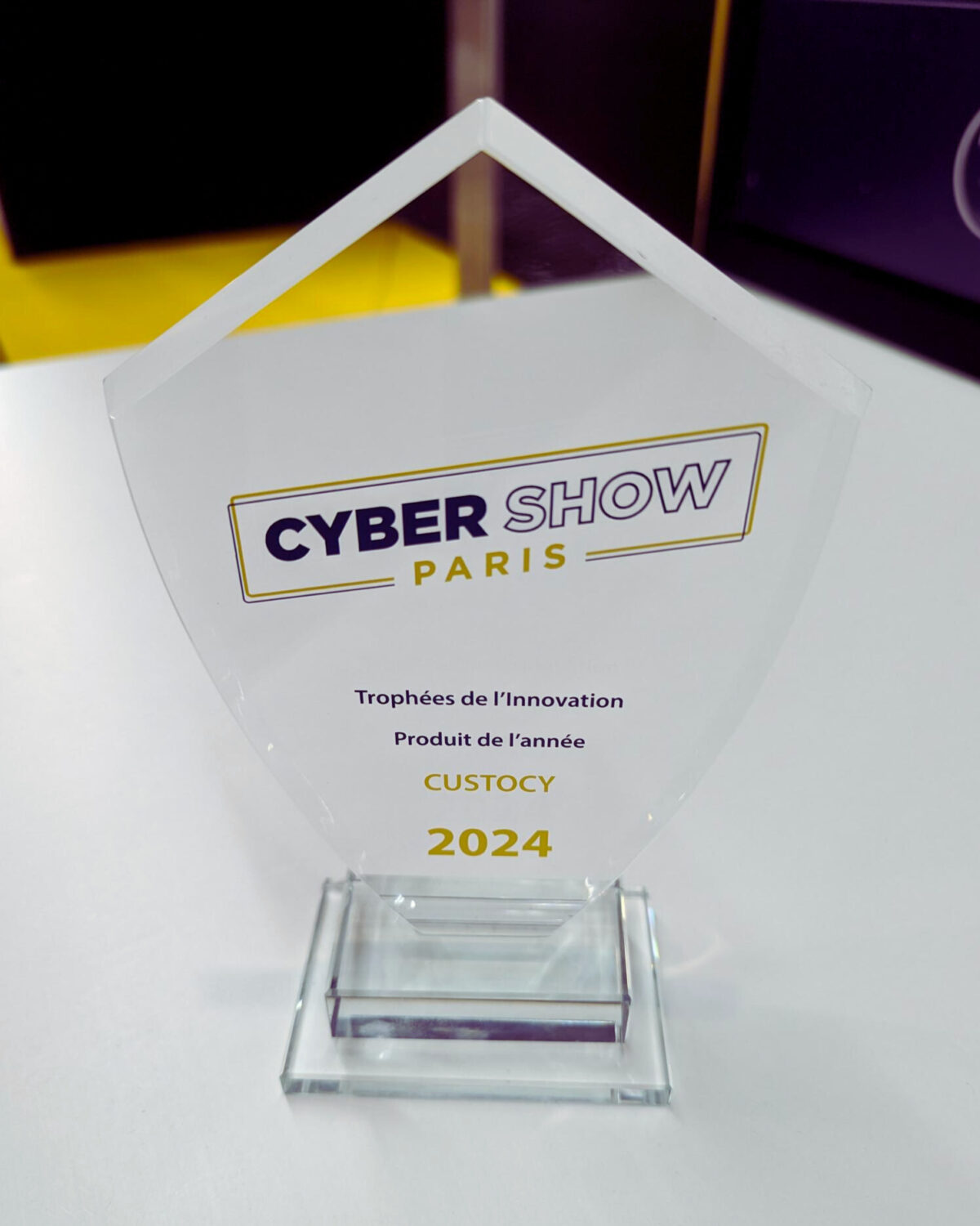 Illustration de la news CUSTOCY est élu « Produit de l’année » au Paris Cyber Show