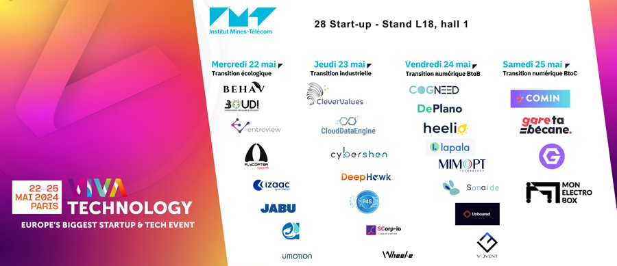 Institut Mines-Télécom dévoile ses startups qui seront à VivaTech