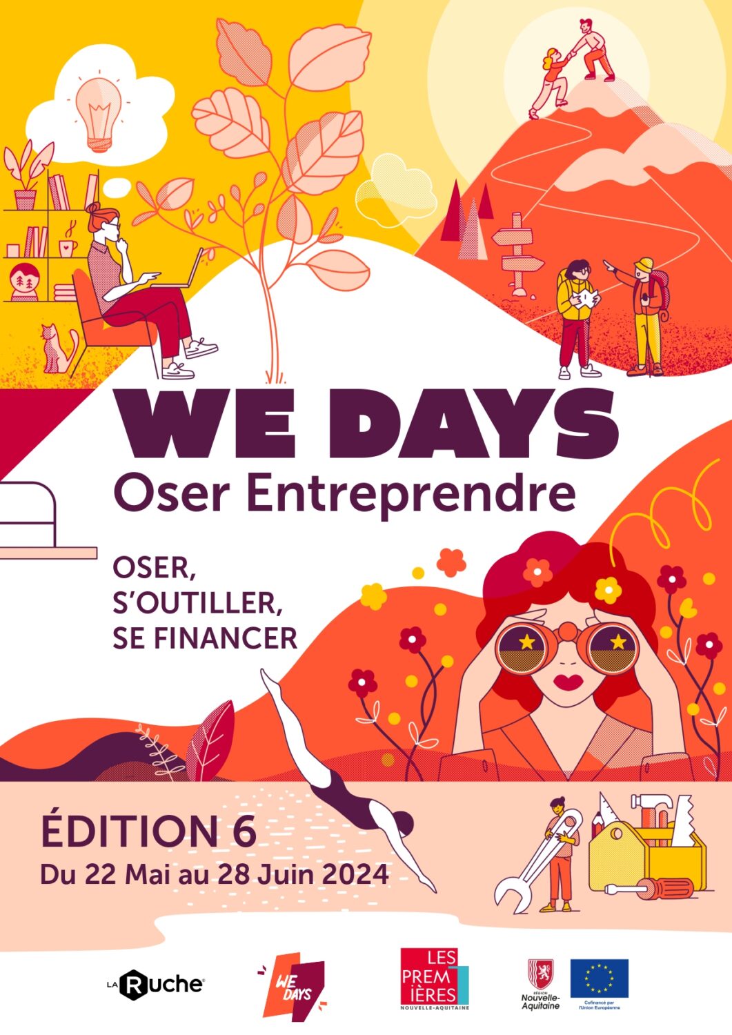 La 6ème édition des WE DAYS aura lieu du 22 mai au 28 juin 2024