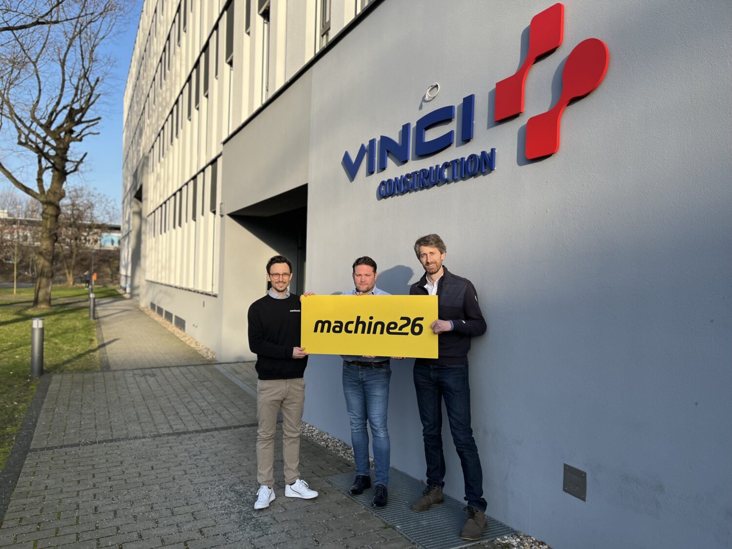 Machine26 signe un partenariat avec Vinci Construction