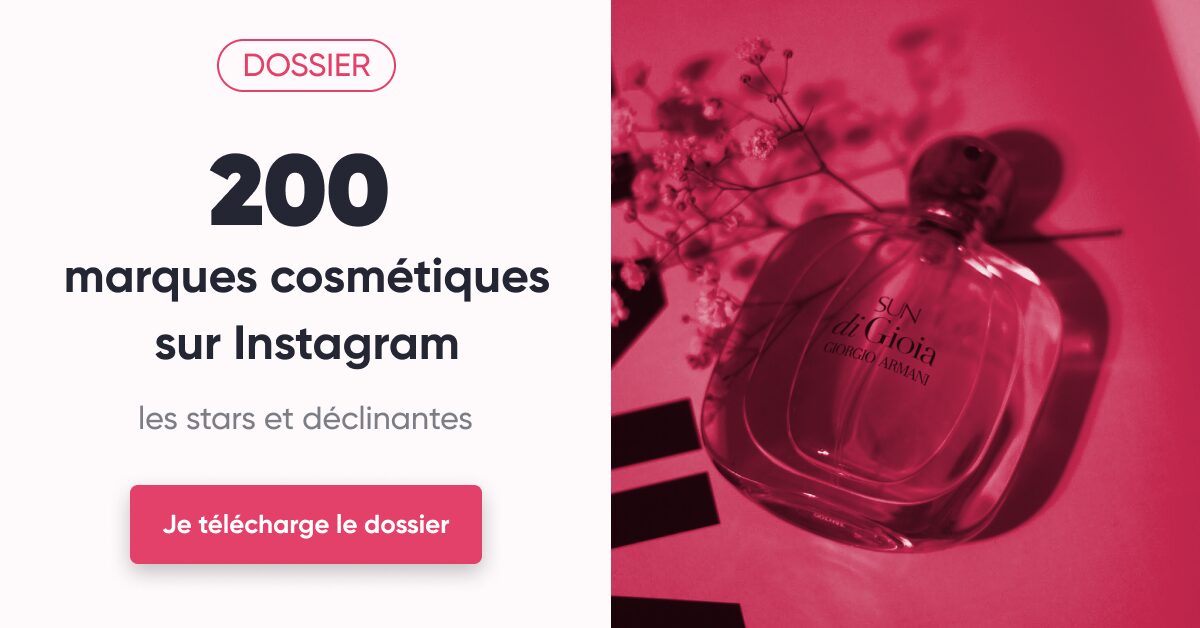 Influence4You publie la liste des marques de cosmétiques les plus actives sur Insta