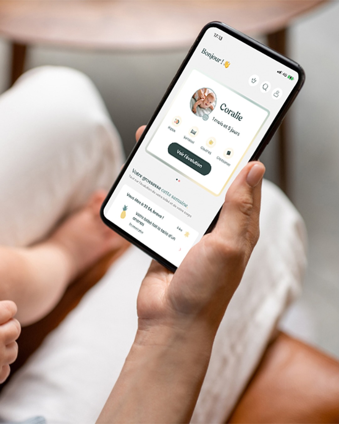 Illustration de la news May, l'appli pour futurs/jeunes parents, annonce une levée de 7 millions €