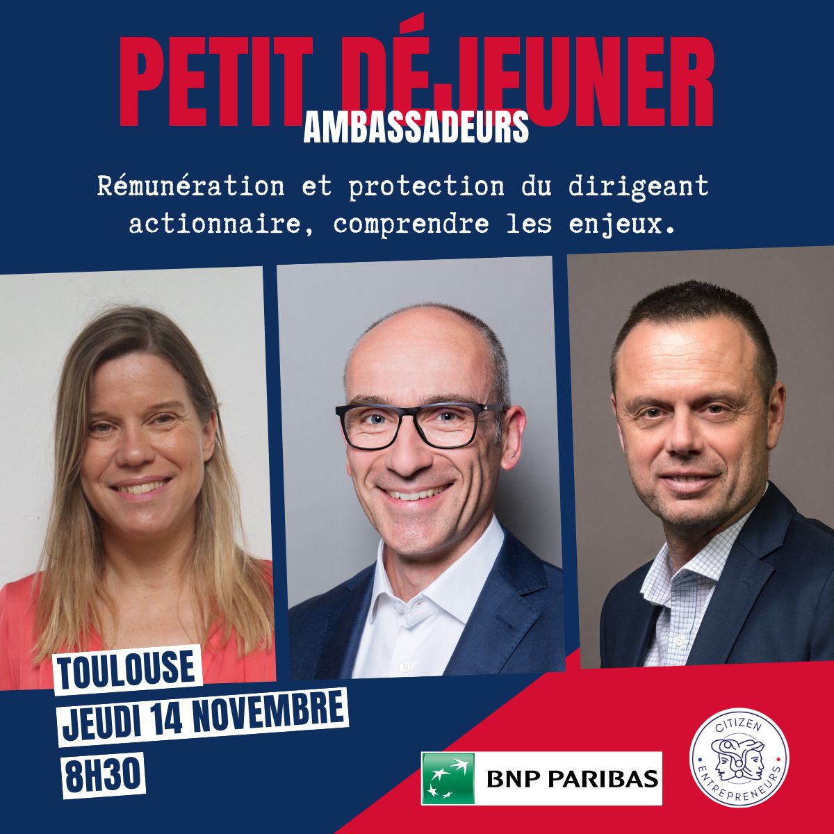 Citizen Entrepreneurs présente son prochain petit-déjeuner