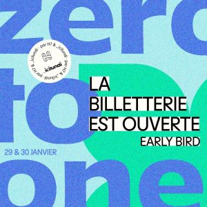 Illustration de la news zero to one, revient pour une deuxième édition à Nantes les 29 et 30 janvier 2025