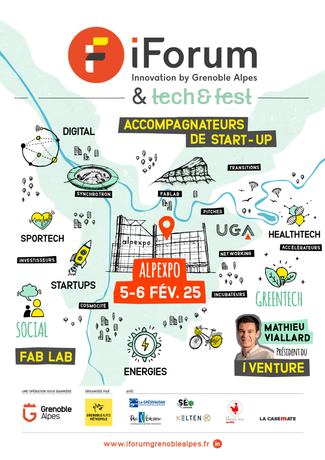 Illustration de la news iForum, innovation by Grenoble Alpes se tiendra les 5 et 6 février