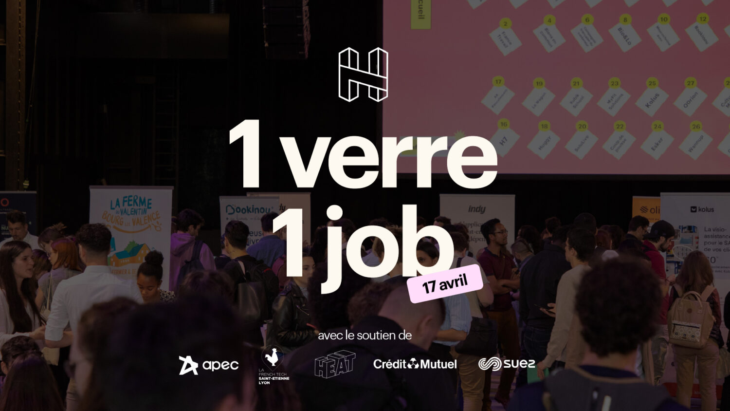 Habitants de Lyon et des environs : le 17 avril aura lieu 1 verre 1 job