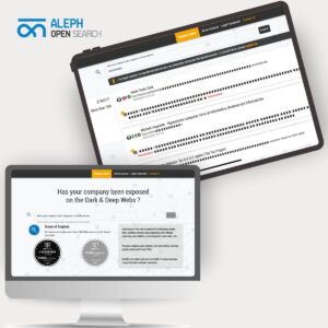 La CyberTech Aleph présente Aleph Open Search son moteur de recherche du Dark Net Made in France