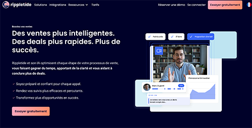 Illustration de la news Rippletide : l'agent IA pour aider les équipes de vente