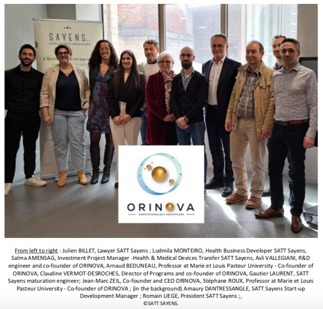La Sayens entre au capital de la biotech ORINOVA