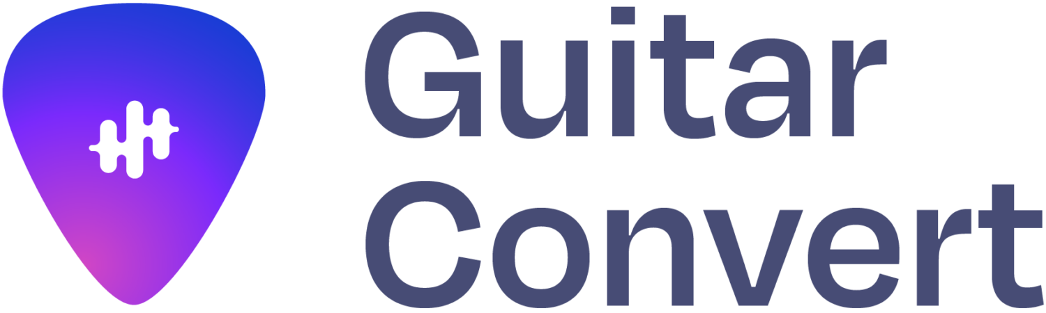 Logo de la startup GuitarConvert par La Touche Musicale