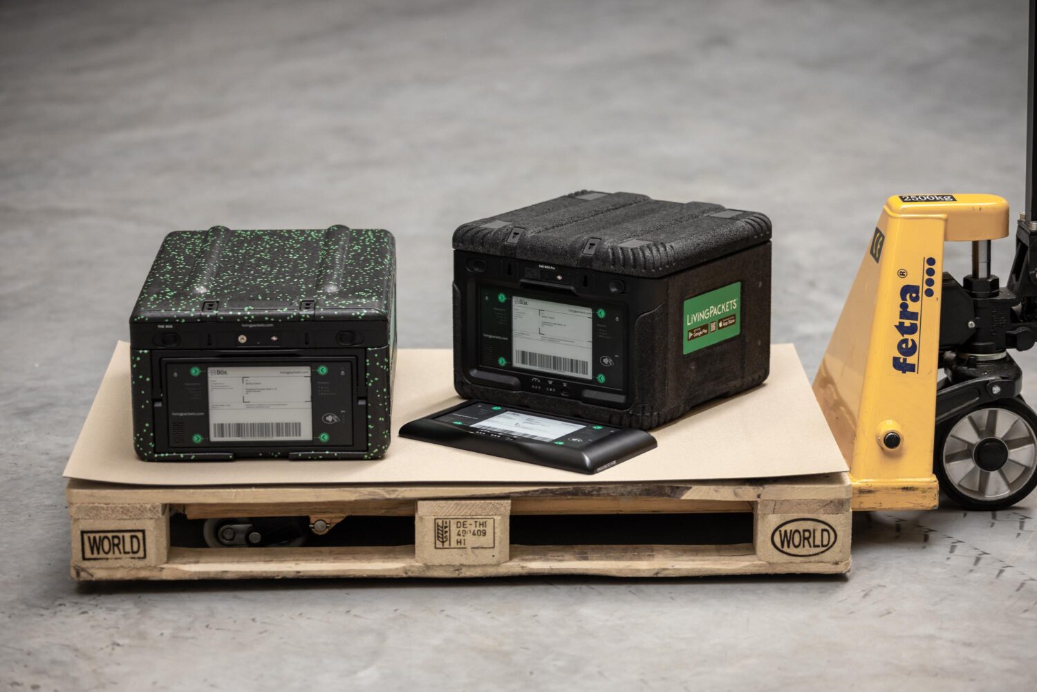 LivingPackets en mode avion avec UPS