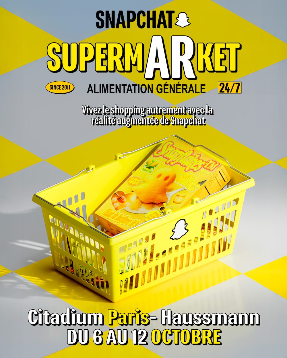 Illustration de la news Snapchat SupermARket : le shopping AR au Citadium Haussmann