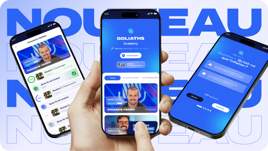 Illustration de la news Goliaths.io lance une formation gratuite sur l'investissement