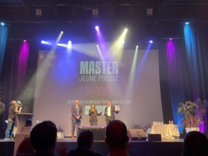 Illustration de la news Sharvy remporte le trophée Jeune Pousse aux Masters 2025