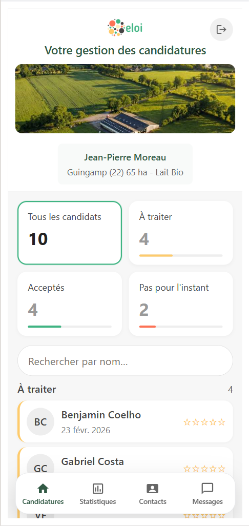 ELOI dévoile la première plateforme de transmission agricole en France