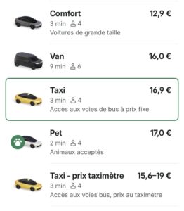 Illustration de la news Bolt lance le Taxi à prix garanti à Paris