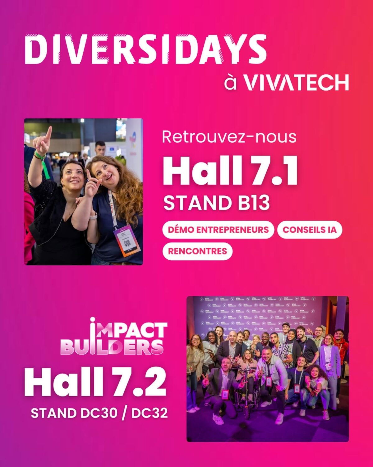 Illustration de la news Diversidays présente ses Impact Builders à VivaTech