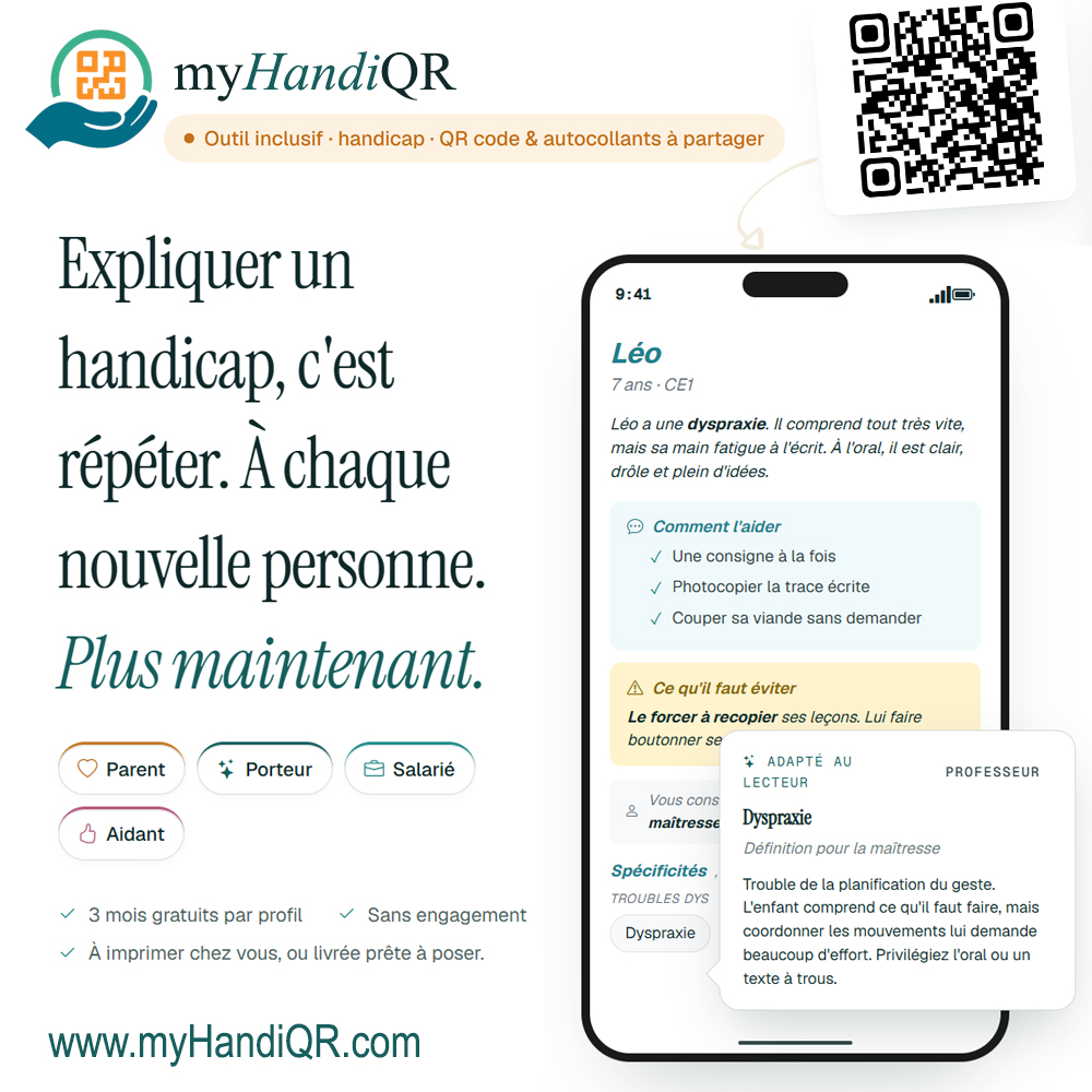 Logo de la startup myHandiQR