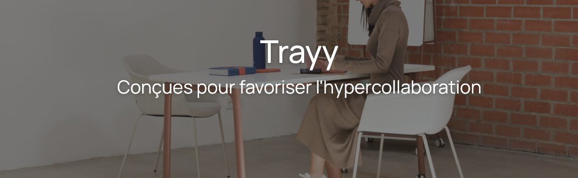 Illustration de la news TRAYY : la nouvelle gamme de tables flexibles d'ACTIU