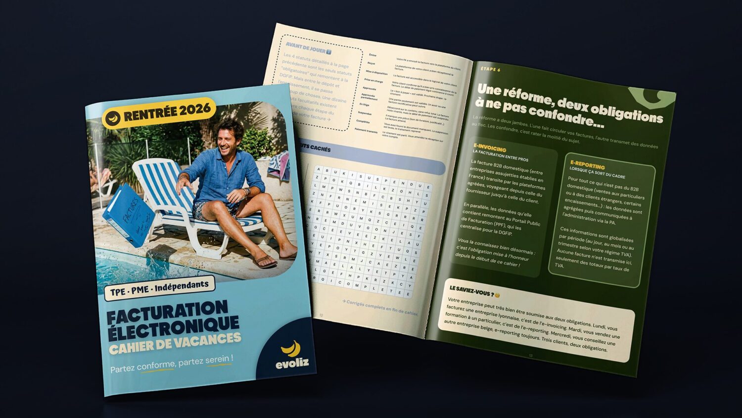 evoliz lance un cahier de vacances sur la facturation électronique
