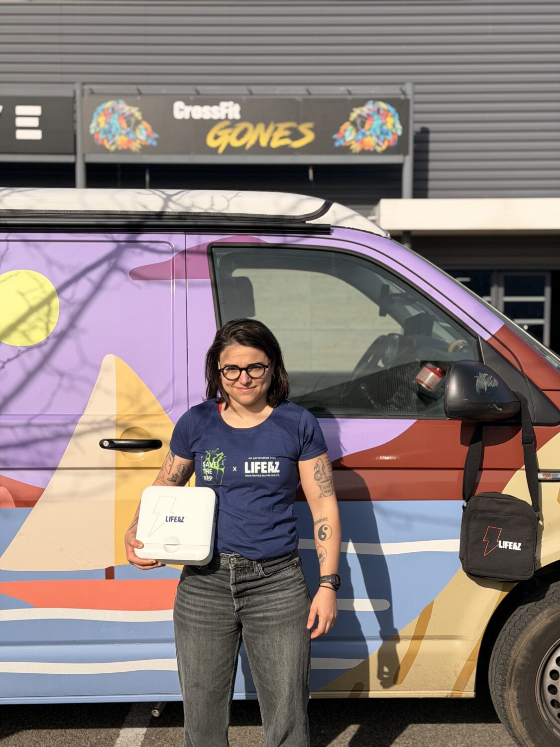 Lifeaz et Ilona Bellotto prolongent leur tour de France des gestes qui sauvent dans le sport