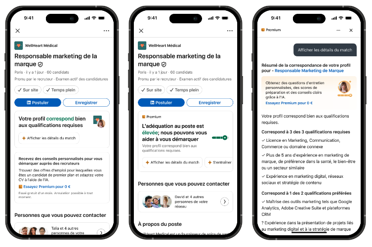LinkedIn lance Job Match en français pour optimiser les candidatures