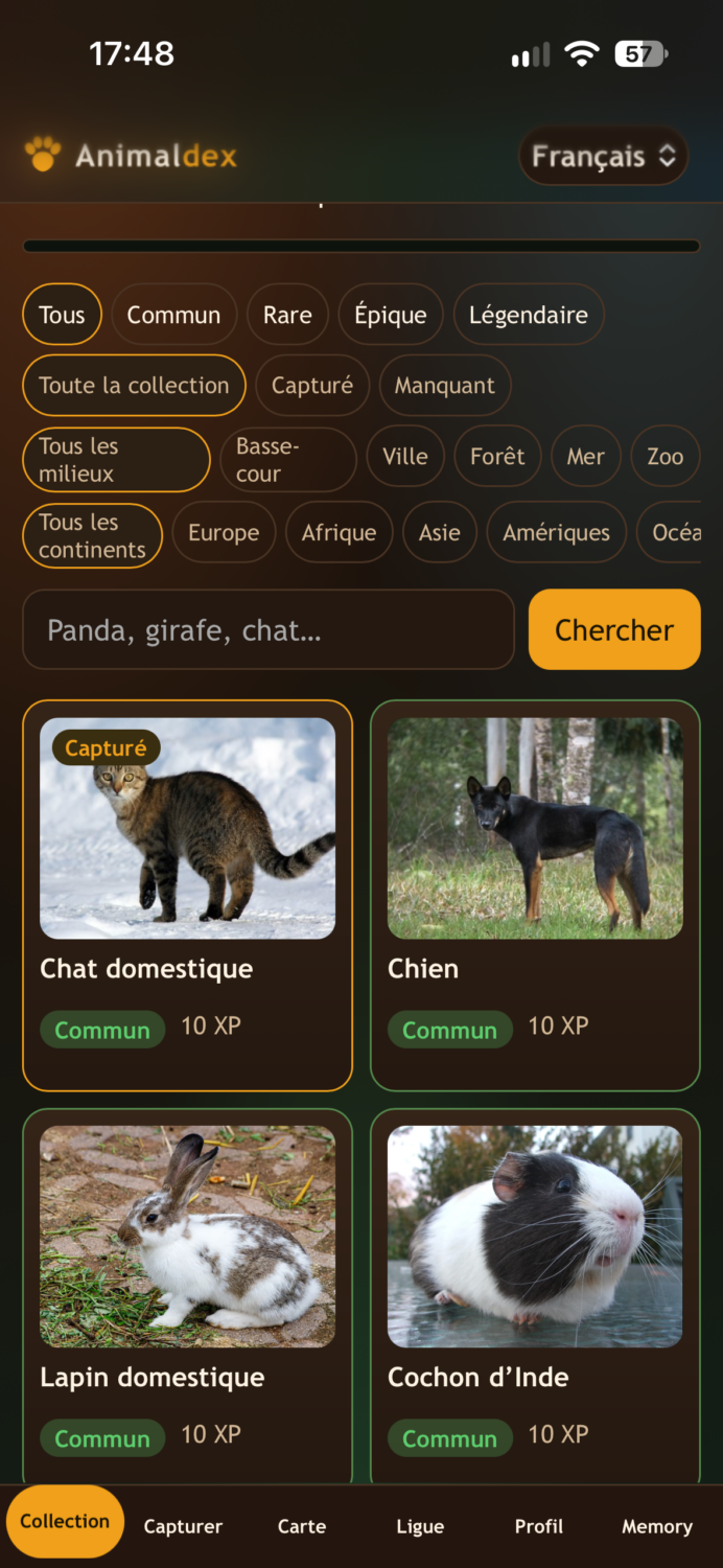 Logo de la startup AnimalDex