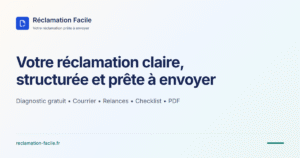 Réclamation facile