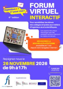 Femmes Ingénieures organise son forum virtuel d’orientation le 26 novembre 2026