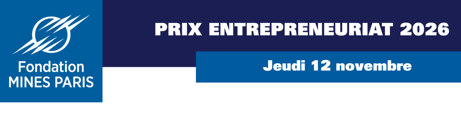 Mines Paris – PSL remettra son Prix Entrepreneuriat 2026 le 12 novembre à Paris